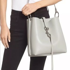 Rebecca Minkoff Grey adjustable bucket bag